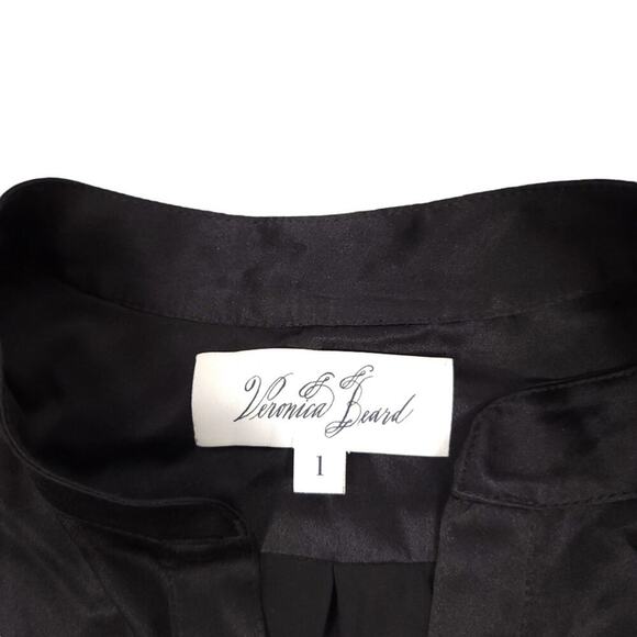 Veronica Beard Silk Black Mini Dress - Picture 10 of 14